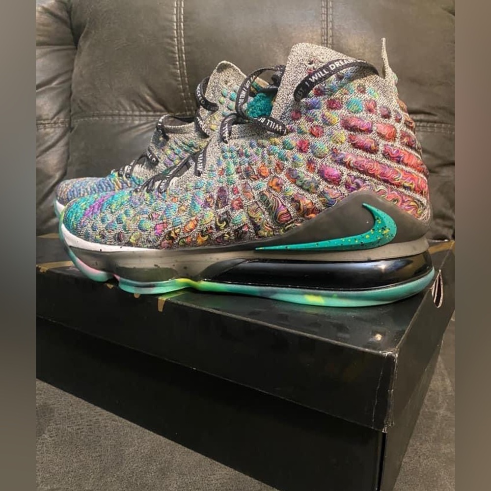 Nike Lebron 17 “I Promise”. Worn once, still in the box.